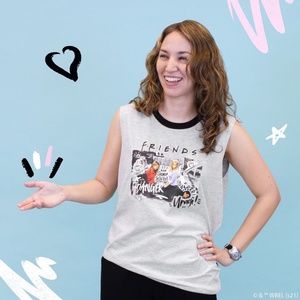 NWT Friends Danger Ringer Tank - Friends Box Exclusive